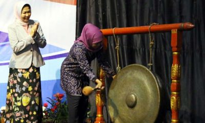 Khofifah Indar Parawansa di Hotel Club Bunga Kota Batu