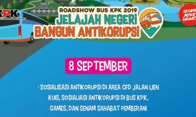 Roadshow bus KPK 2019 di Malang