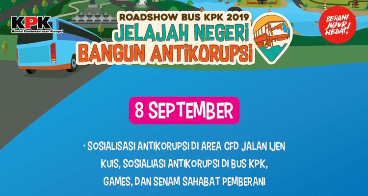 Roadshow bus KPK 2019 di Malang