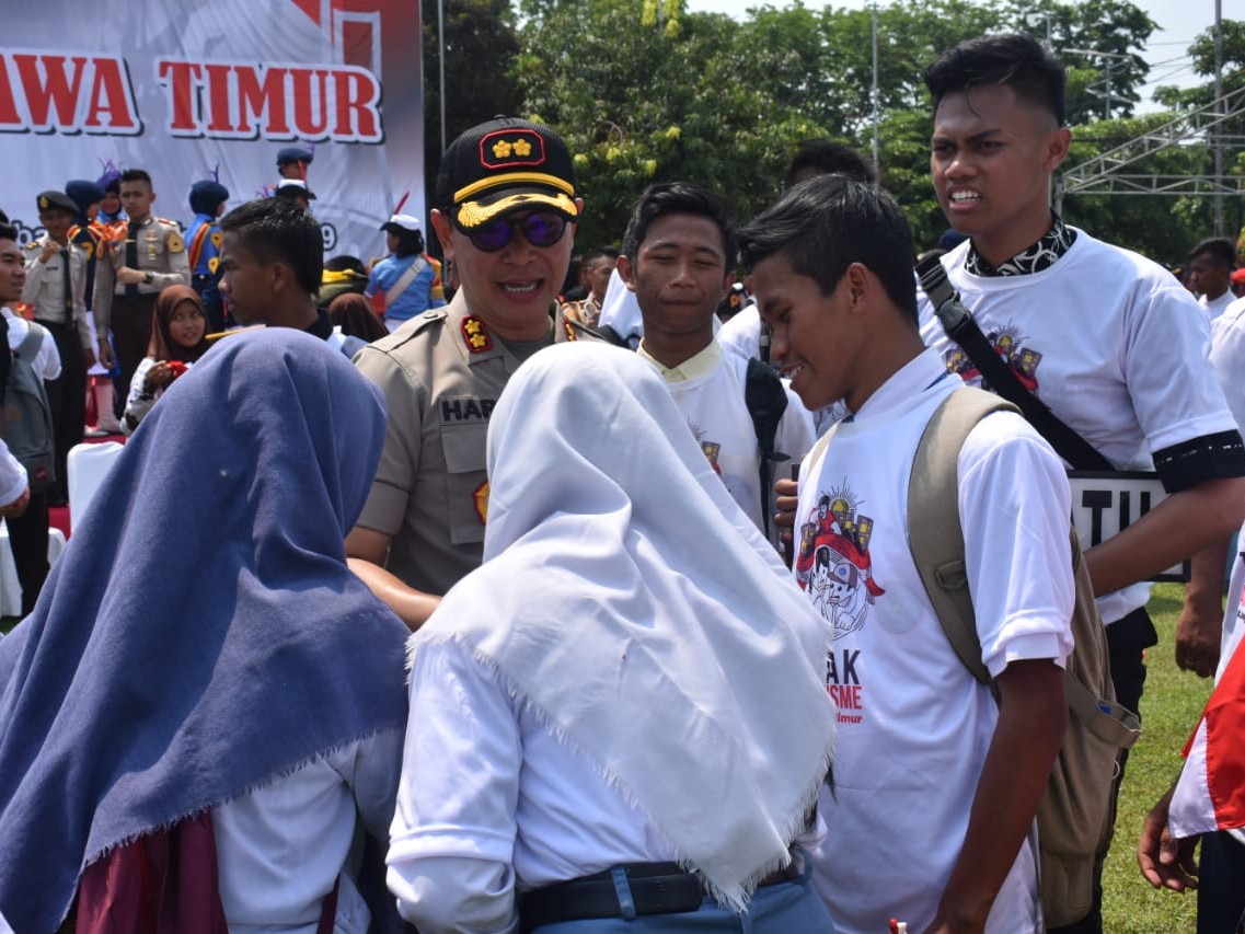 Forkopimda Jatim Gandeng Pelajar Deklarasi Tolak Anarkis 26 Fotor 157121861801631