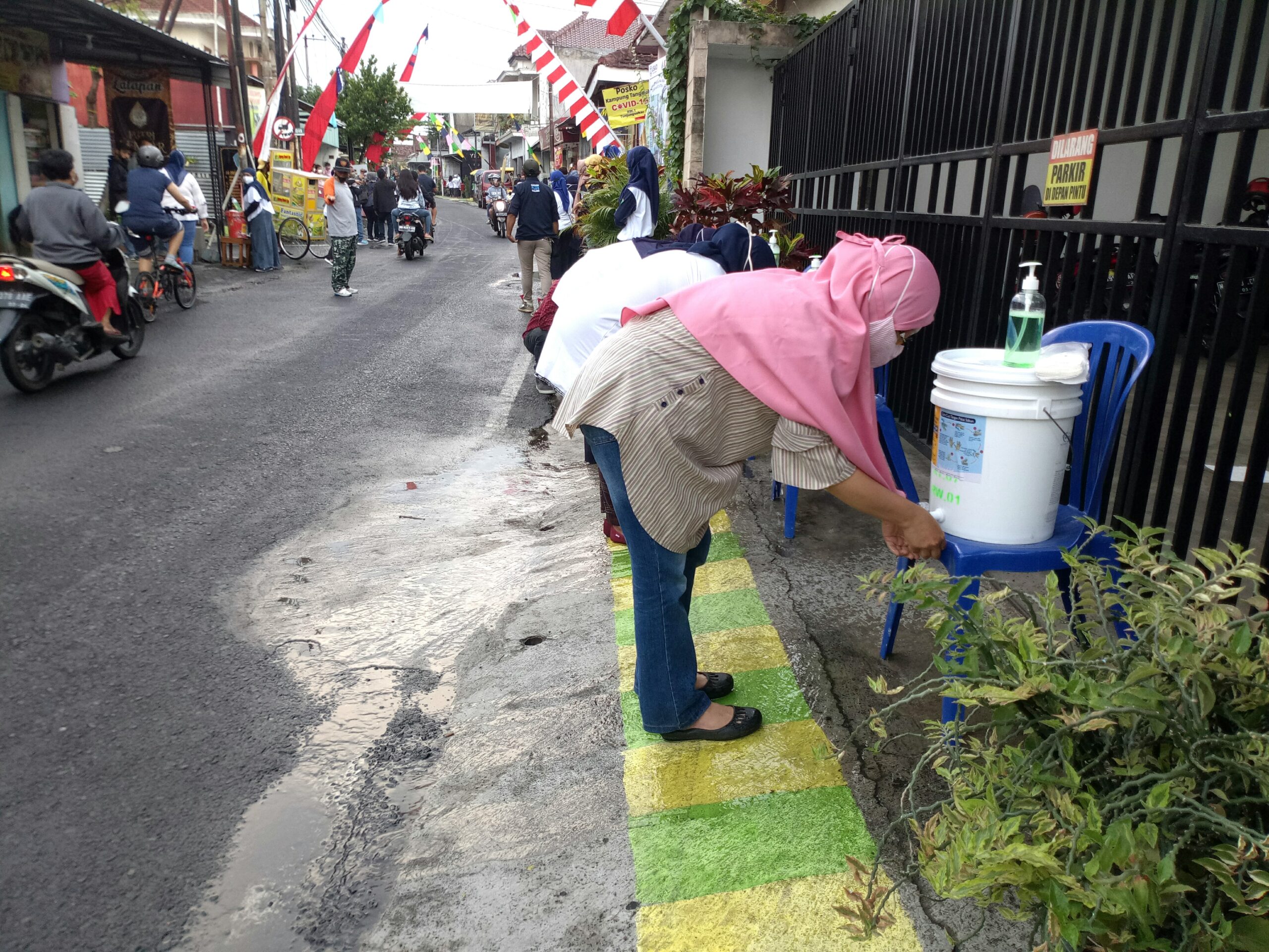 Hari Cuci Tangan Sedunia Dirayakan di Tunjungsekar