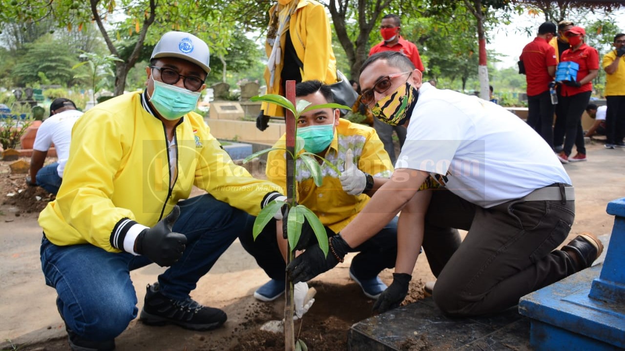 HUT ke-56, Golkar Kota Malang Tanam 10 Ribu Pohon Pule 26 fino wawali hut