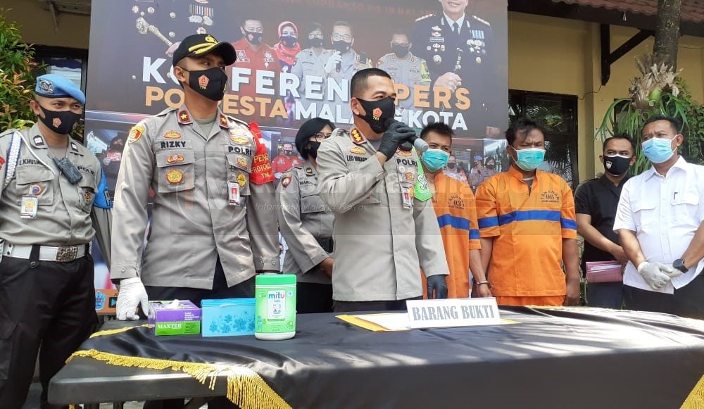 Polresta Makota Ringkus Dua Penadah Curanmor