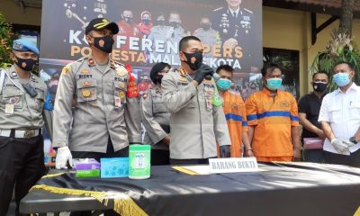 Polresta Makota Ringkus Dua Penadah Curanmor