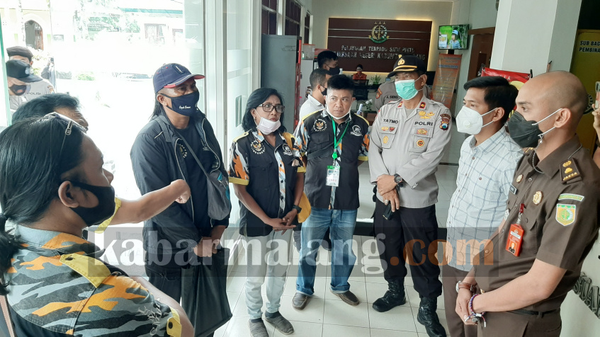 GMBI ketika ditemui Kejari Kabupaten Malang
