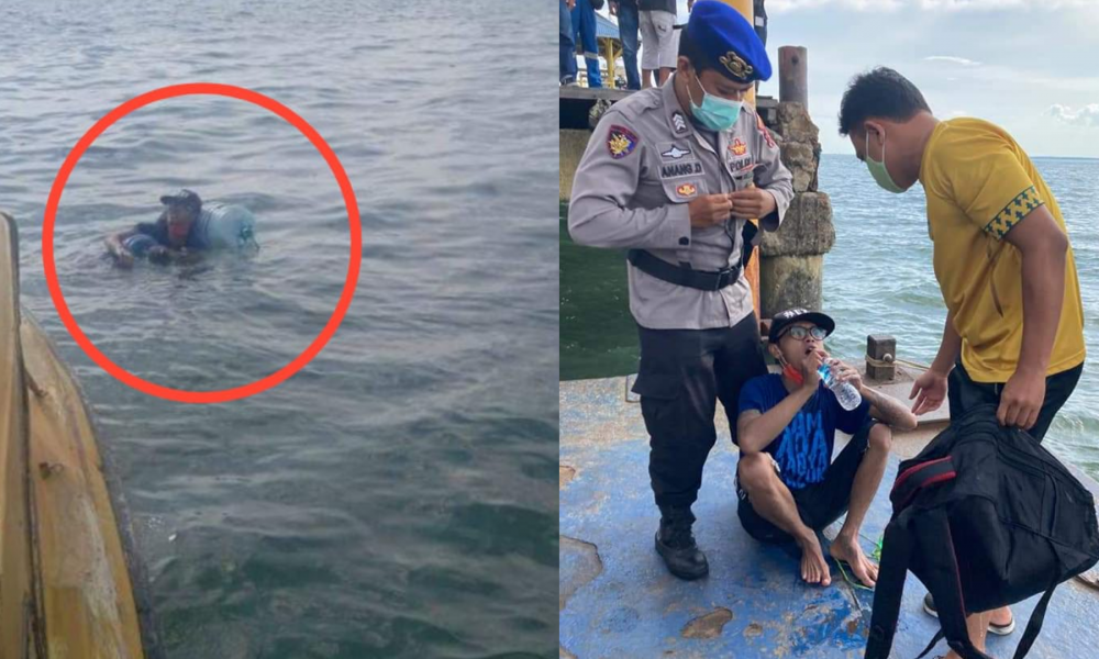 Pemuda Malang Seberangi Laut Pakai Galon