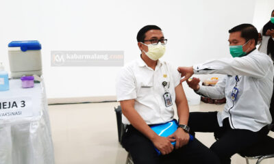 H-1 Vaksinasi Simbolis, Pemkot Malang Gelar Simulasi