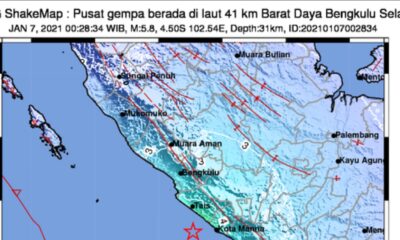 Gempa Hari Ini Guncang Bone Bolango, Magnitudo 6,4 SR