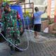 Babinsa Pandanwangi Penyemprotan Disinfektan Di Perumahan Plaosan
