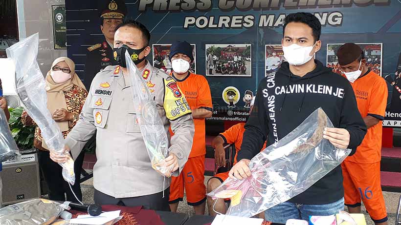 Pelaku Carok Desa Klepu Sabet Korban Sampai Tembus Tengkorak
