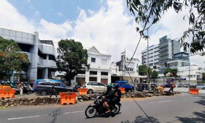 Jalan Kayutangan Satu Arah, Dishub Bongkar Median Jalan