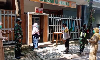 Satu Pengurus Selesai Isolasi, Yayasan Al Ikhlas Disemprot Disinfektan