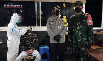 Satu Orang Positif Antigen Swab Terjaring Razia Gabungan Kota Malang