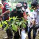 Dandim dan Wawali Kota Malang Tanam Pohon di Taman Makam Pejuang