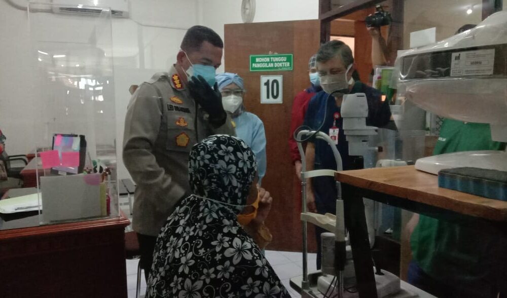 Polresta Makota Kembali Gelar Bakti Sosial Operasi Katarak Gratis