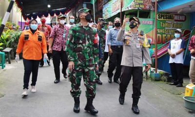 Dandim-Kapolresta Resmikan KTS Dan Posko, Razia Masker Jalan Terus