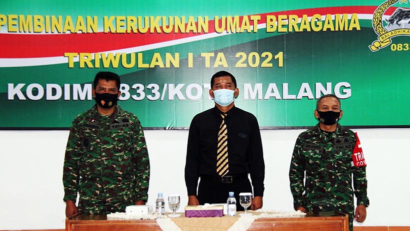 Kodim 0833 Kota Malang Dorong Toleransi Antar Agama