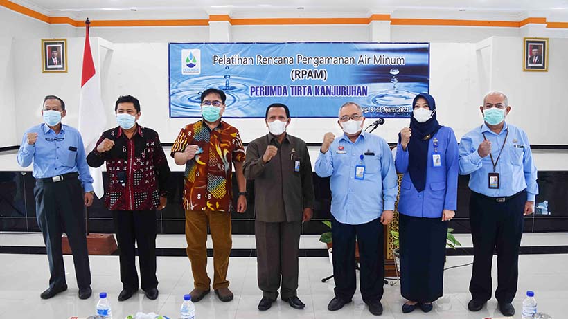 Perumda Tirta Kanjuruhan Malang Siapkan SDM Pengamanan Kualitas Air