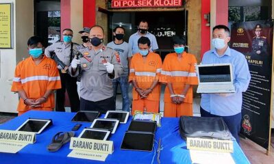 Komplotan Pencuri Gondol Gadget Senilai Ratusan Juta Di Kota Malang