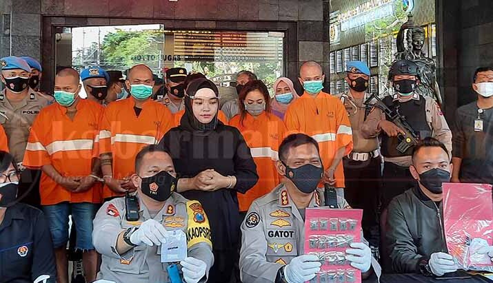 Polda Jatim Turun Gunung, Ringkus Enam Tersangka Narkoba Di Malang