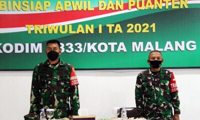 Kodim Kota Malang Gelar Binsiap Apwil Puanter, Tingkatkan Skill Prajurit
