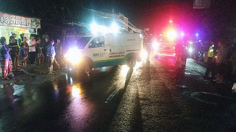 Hujan Akibatkan Pemotor Meninggal Tersenggol Truk Di Pakis Malang