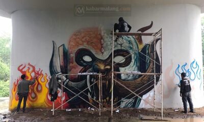 Grafiti Jembatan Kedungkandang Malang Jadi Bahan Meme Internet