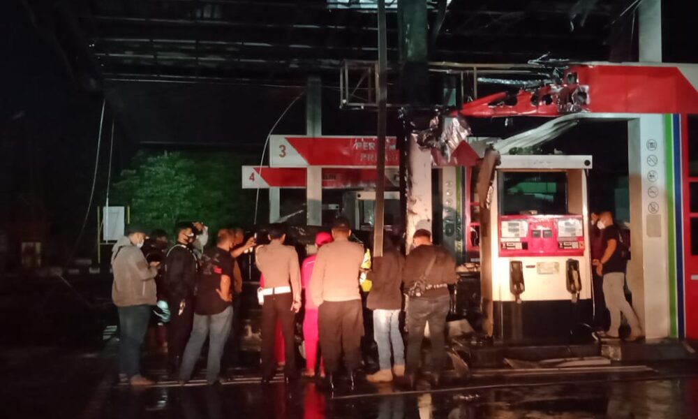 Kerugian Kebakaran SPBU Buring Malang Tembus Hampir Rp 1 Miliar