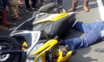 Kecelakaan Truk Versus Motor Di Lawang Malang, Satu Meninggal