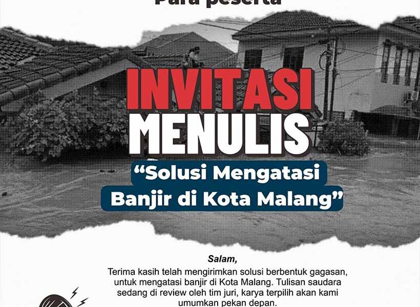 Invitasi Menulis PDIP Kota Malang Pengumuman 22 Maret 2021