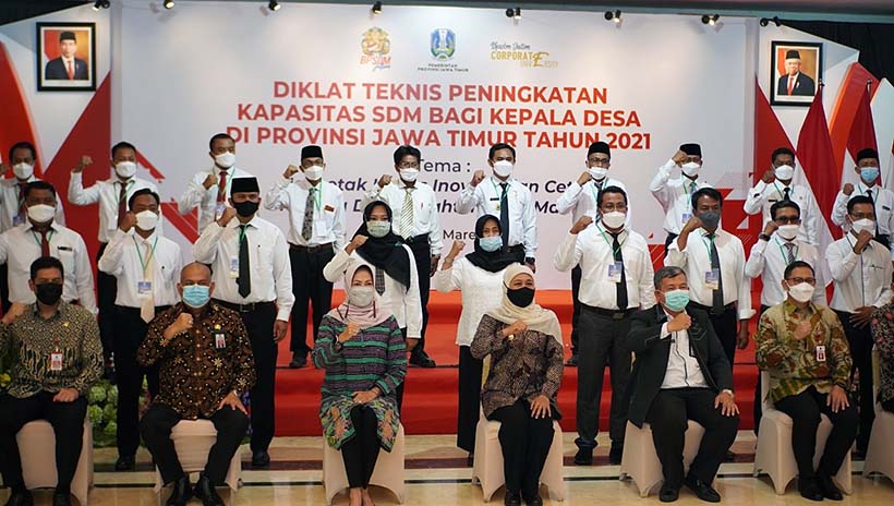 Gubernur Khofifah Minta Kepala Desa Terampil Dan Sandang Inovasi