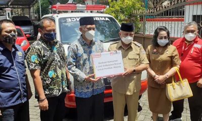Bahrul Magfiroh dan Alfamart Beri Ambulans Untuk PWI Lewat Pemkab