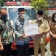 Bahrul Magfiroh dan Alfamart Beri Ambulans Untuk PWI Lewat Pemkab