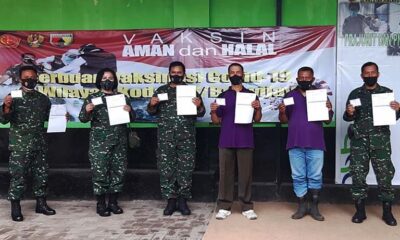 Vaksinasi Untuk Kodim 0833 Kota Malang Masih Berlanjut