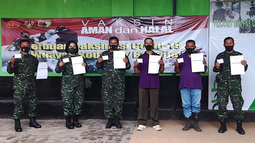 Vaksinasi Untuk Kodim 0833 Kota Malang Masih Berlanjut