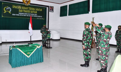 Danrem 083/Bdj Pimpin Sertijab Dandim 0819/Pasuruan Di Malang
