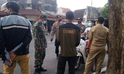 Sasar Jalan Nusa Kambangan, Petugas Peringatkan Pelanggar Prokes