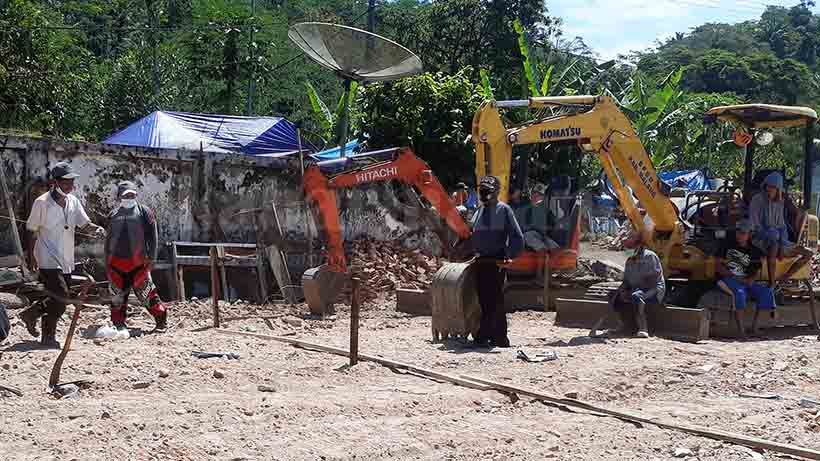 Pembangunan Rumah Warga Terdampak Gempa Bumi Malang Dimulai