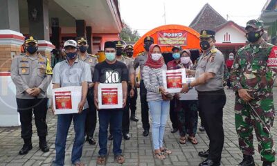 Sespimti Polri Korwil Jatim Salurkan Paket Sembako Untuk Korban Gempa