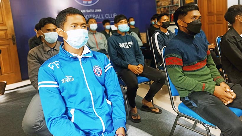 Sambut Elite Pro Academy, Akademi Arema Beri Bekal Info Covid-19