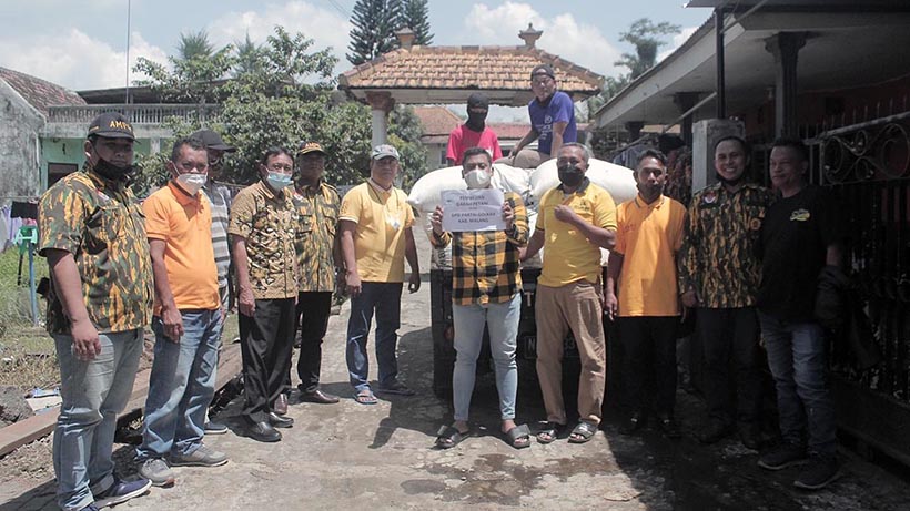 Golkar Kabupaten Malang Siapkan 50 Ton Beras Untuk Korban Gempa