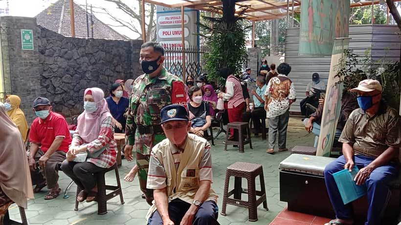 Pemkot Gelar Vaksinasi Covid-19 Lansia Lowokwaru Kota Malang