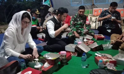 Arumi Sambangi Pengungsian Gempa, Berbuka Bersama Pengungsi