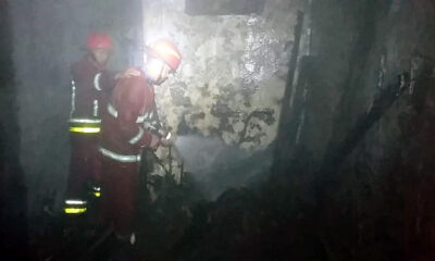 Gegara Puntung Rokok, Rumah di Klojen Kota Malang Terbakar