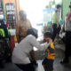 Patroli Gabungan Blusukan Sosialisasi Prokes Di Pasar Bunulrejo Malang