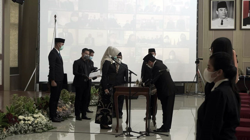 Wali Kota Batu Minta Pejabat Baru Miliki Dedikasi Dan Inovasi