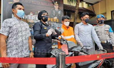 Kuli Panggul Asal Gadang Curi Motor di Jalan Taman Borobudur Malang