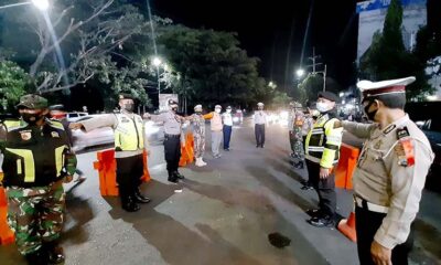 Ops Ketupat Plus PPKM, Dua Pos Pam Kota Malang Siaga Semalaman
