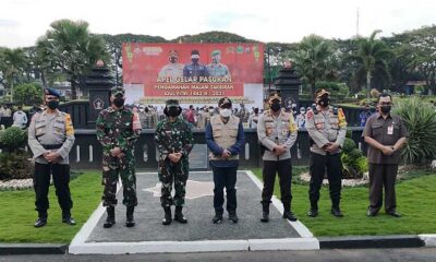 Aparat Gabungan Kota Malang Amankan Rangkaian Perayaan Idul Fitri