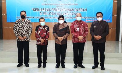 Pimpinan Daerah Malang Raya MoU Kerja Sama Pembangunan